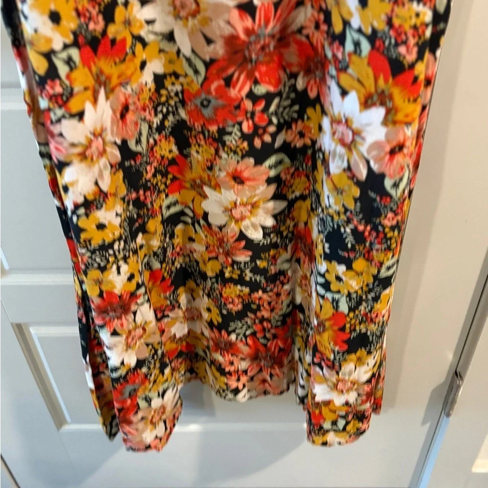 Natural Life Floral Patterned maxi Dress with same pockets L/XL - Picture 8 of 9